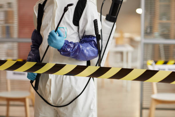 Professional Biohazard technician working in Glencoe, FL